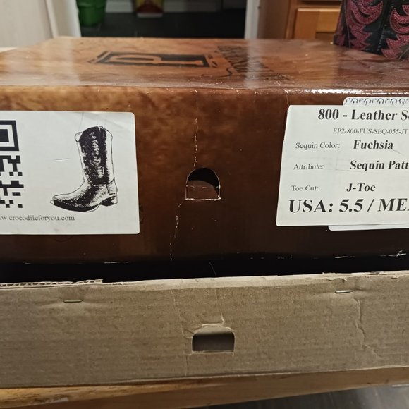 Presidente Fusia Cowboy Boots size 5.5 - Picture 3 of 12